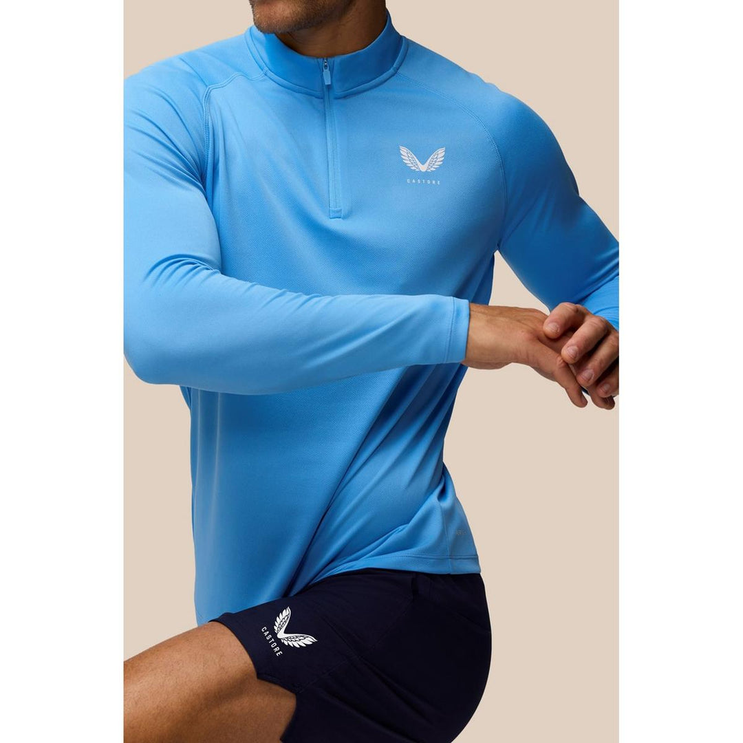 Castore Adapt Training 1/4 Zip Top Cool Blue/Mid – view 5
