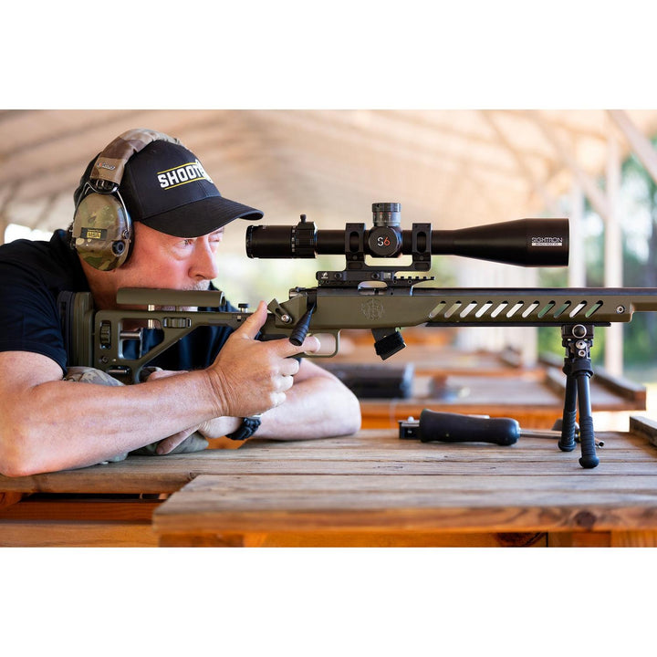 Sightron S6 10-60x56 SFP Illuminated MOA-FTD Rifle Scope 34mm