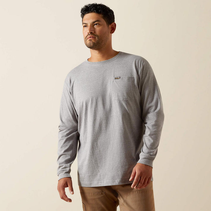 Ariat Mens Rebar Cotton Strong Standard Pocket T-Shirt – view 3