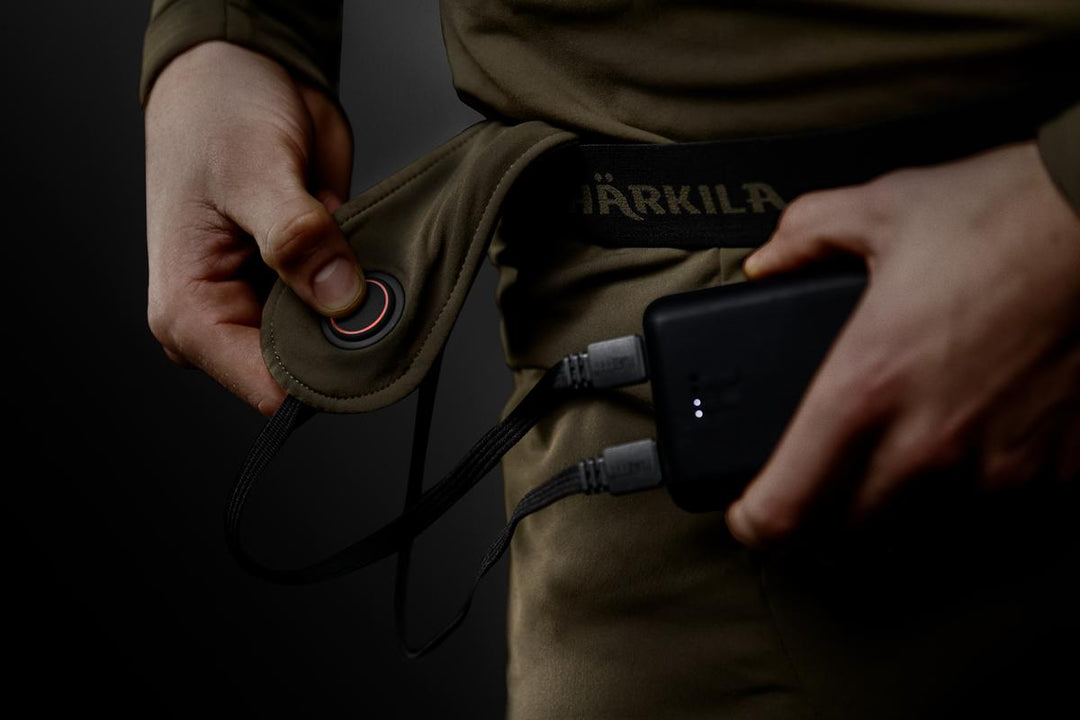Harkila Härkila Heat USB-C Long Johns Willow green/Black