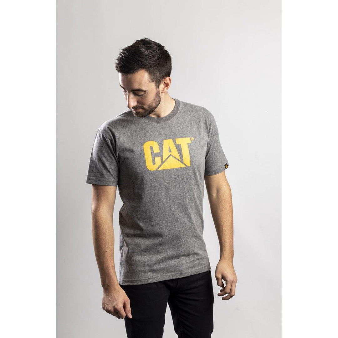 Caterpillar Trademark Logo T-Shirt Dark Heather – view 5