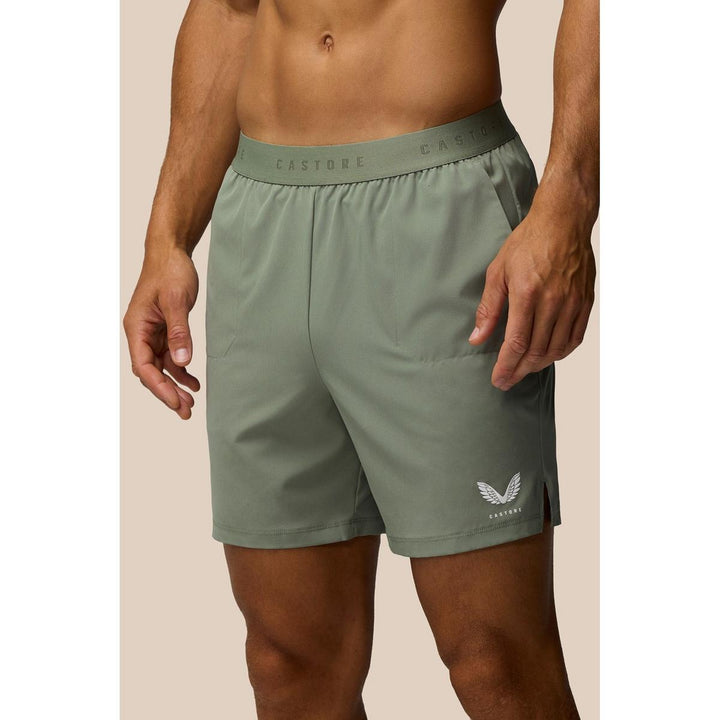 Castore Branded Elastic Shorts Thyme/Mint