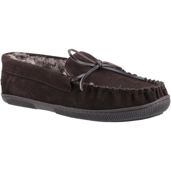Hush Puppies Ace Slipper Chocolate