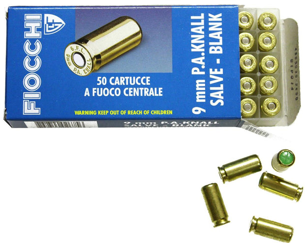 Bisley 9mm P.A.K Blanks x100 (2 Boxes of 50)