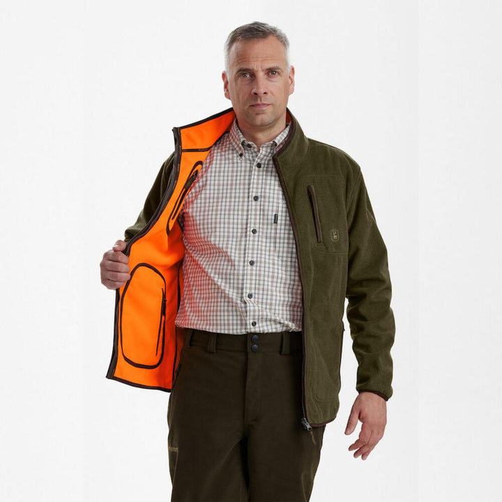 Deerhunter Gamekeeper Bonded Fleece Jacket - reversible