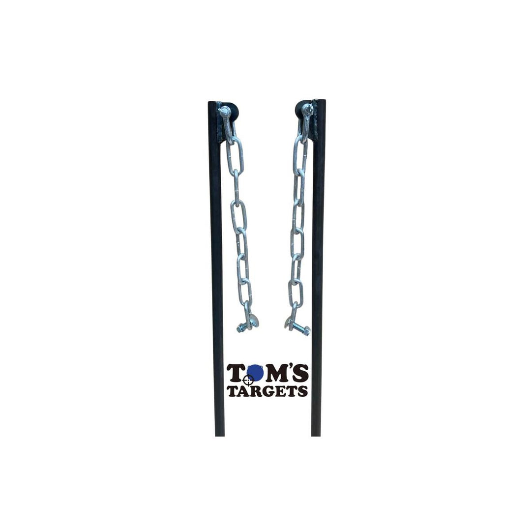 Tom's Targets Poles and Chains Centrefire - 10mm AR500