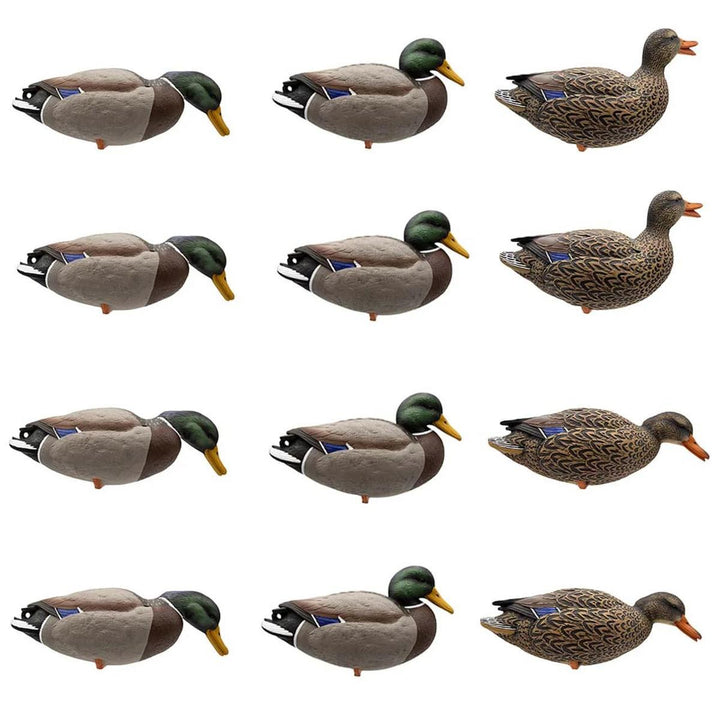 Final Approach FA-244300 HD Full Body Mallard Decoys - 12 Pack
