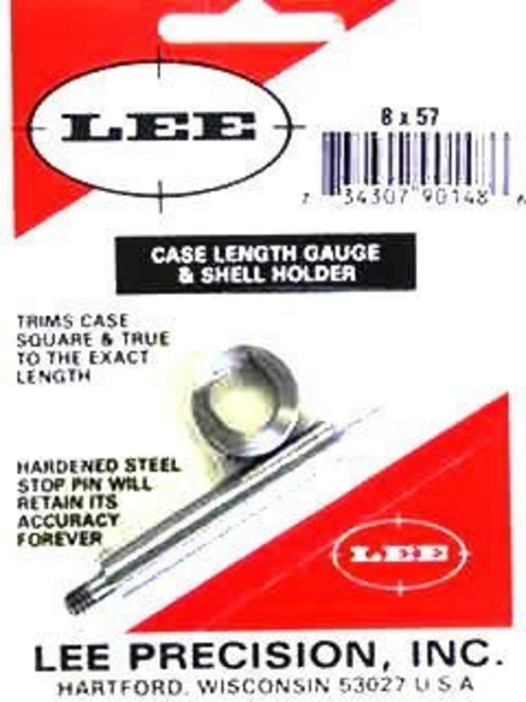 Lee Precision 8x57 Mauser Case Length Gauge and Shell Holder