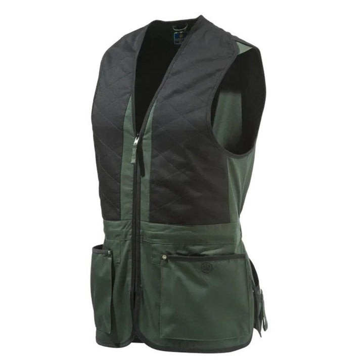 Beretta TRAP COTTON VEST Hunter Green & Jet
