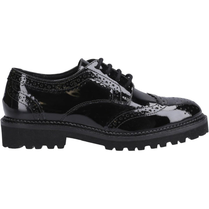 Hush Puppies Gabi Lace Up Patent Snr – view 5