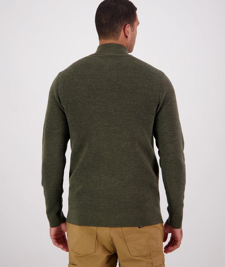 Swanndri Men's Otahu River Quarter Zip Merino Knit