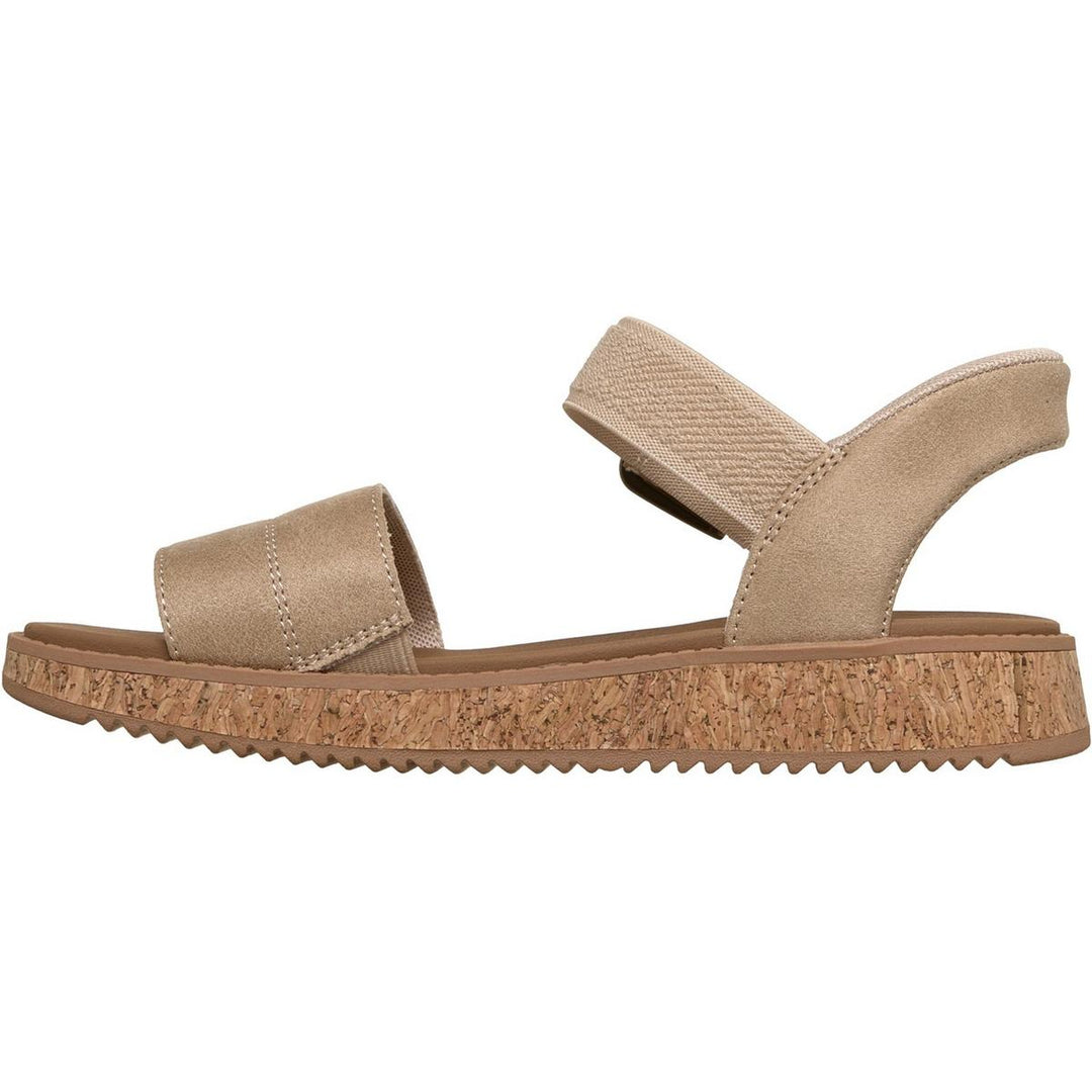 Skechers Bobs Sun Vibe Be Corky Sandal Natural