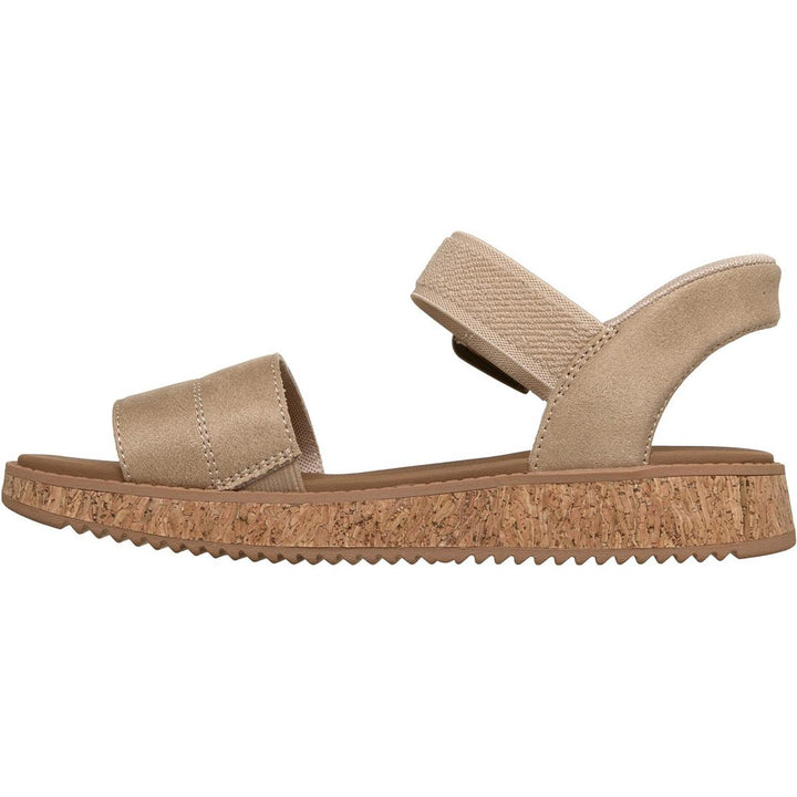 Skechers Bobs Sun Vibe Be Corky Sandal Natural