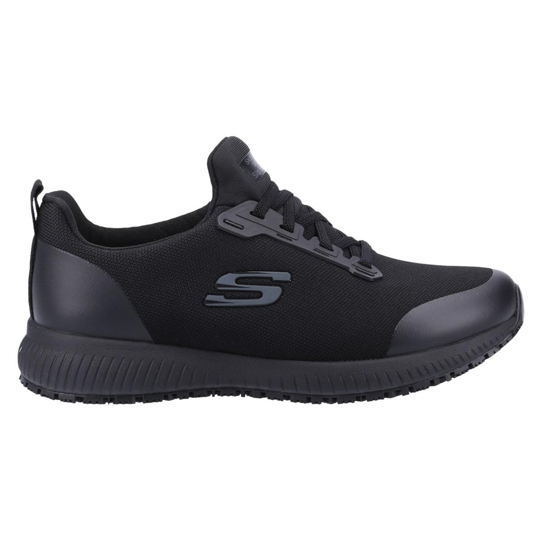 Skechers Workwear Squad Sr Wide Slip Resistant Occupational Shoe Black