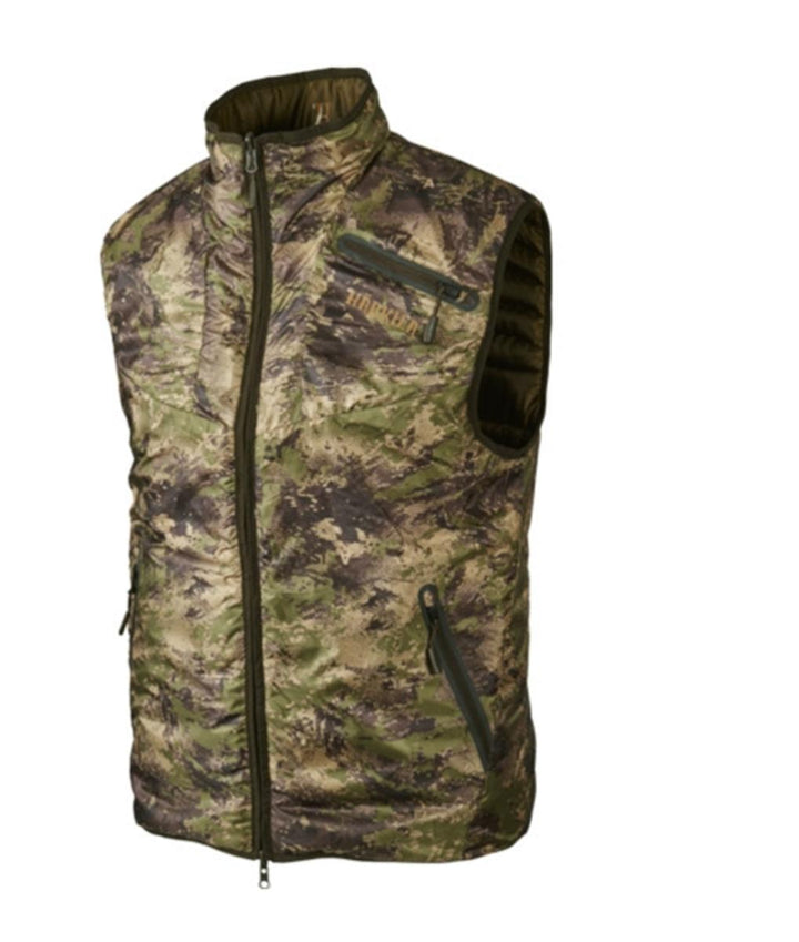 Harkila Lynx Insulated Reversible waistcoat Willow green/AXI