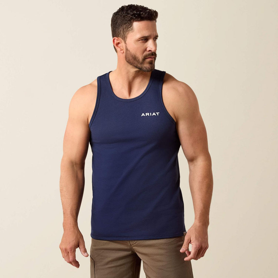 Ariat Mens Rebar Cotton Strong Singlet Tank