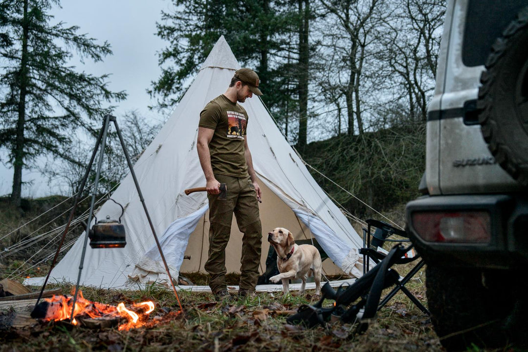 Highseat Sunset T-shirt Light Pine – view 5