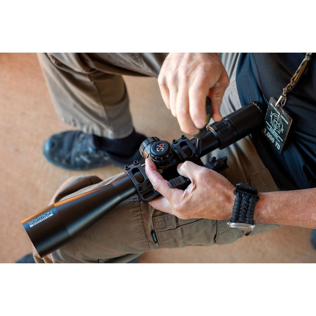 Sightron S6 10-60x56 SFP Illuminated MOA-FTD Rifle Scope 34mm