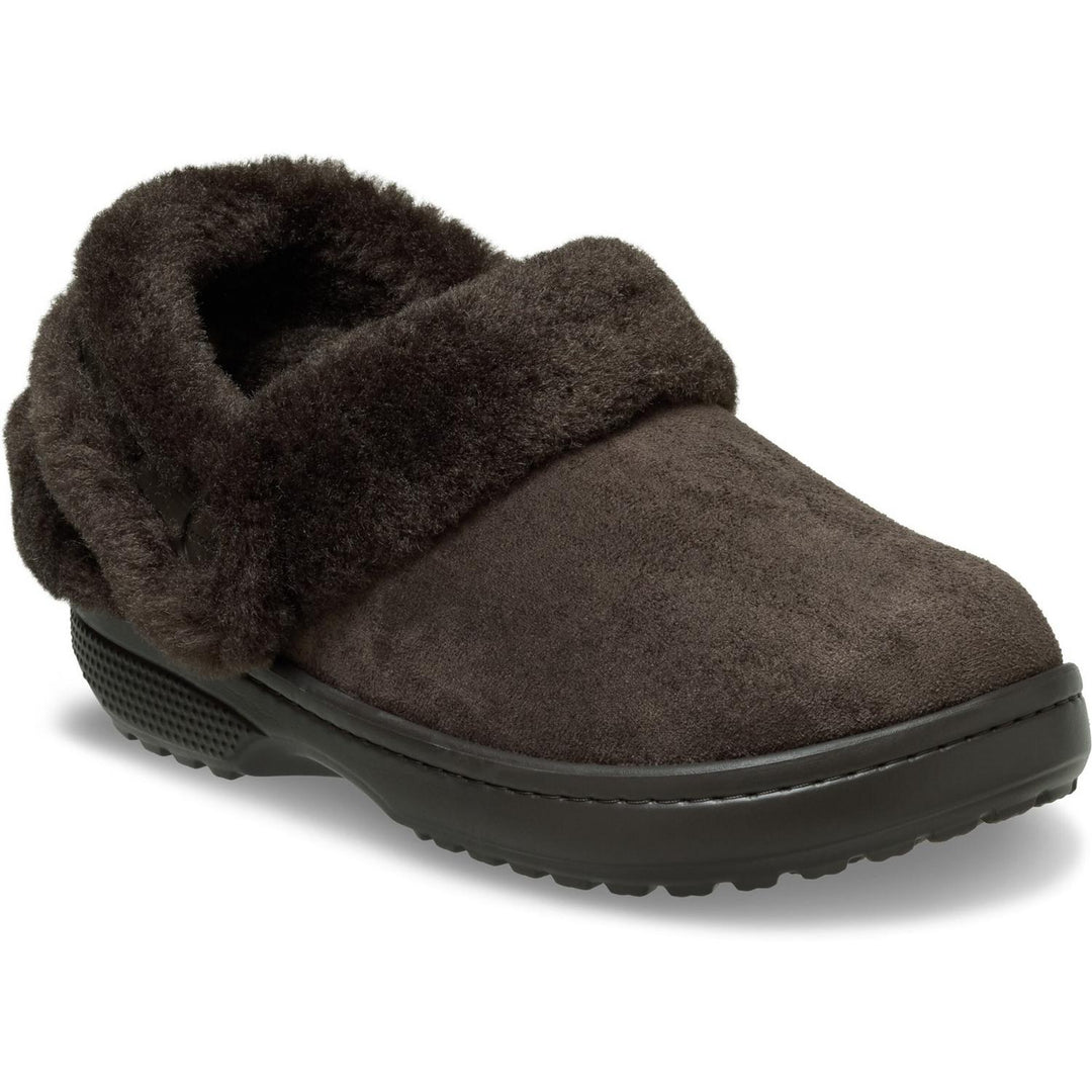 Unfurgettable Vegan Suede Clog Espresso