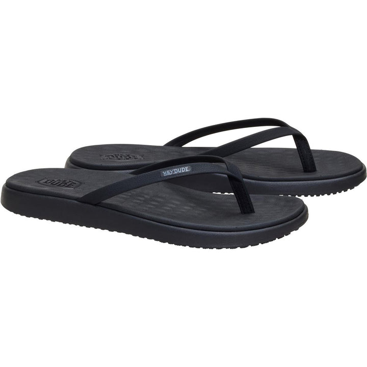 HEYDUDE Maui Breeze Flip Black/Black