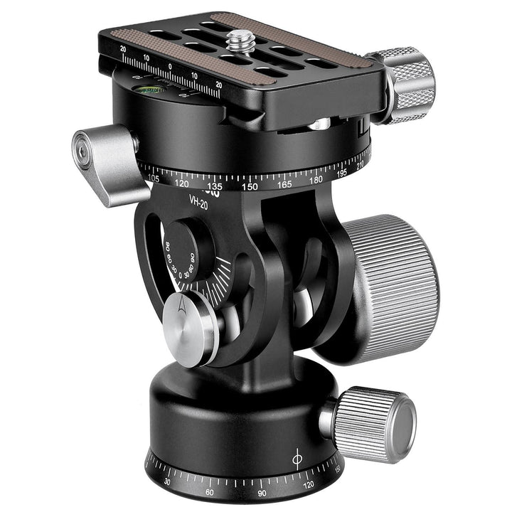 Leofoto VH-20 Two-Way Monopod Head with Panning Clamp