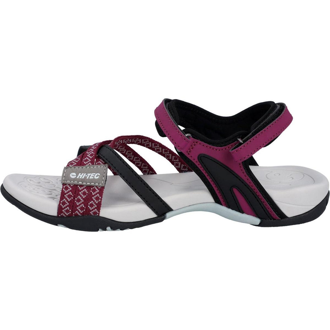 Hi-Tec Savanna II Sandal Cherry Lacquer/Black
