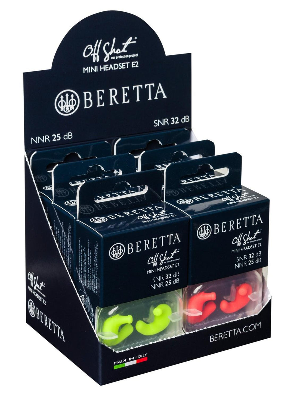 Beretta MINI HEADSET E2 (BOX 6 PIECES) Mixed Colors – view 2