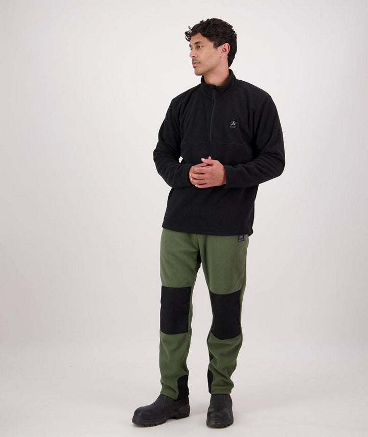 Swanndri Men's High Rock Fleece Quarter Zip Top