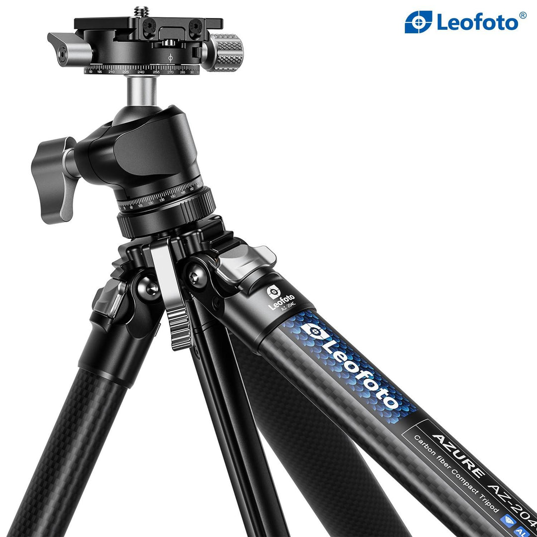 Leofoto Azure AZ-204C Carbon Travel Tripod with LH-25R Head