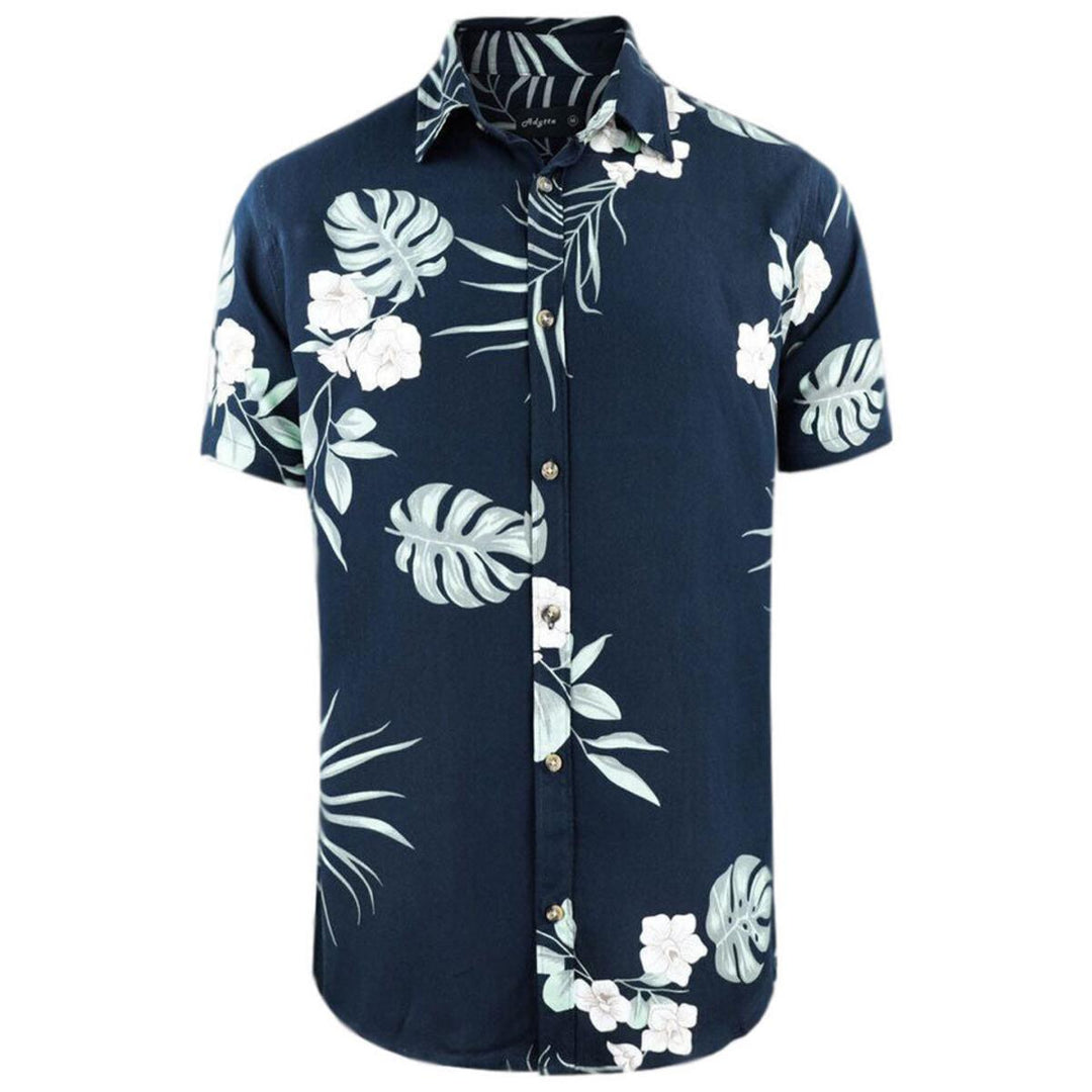 ek Wholesale Men's Hawaiian Printed Viscose Shirts