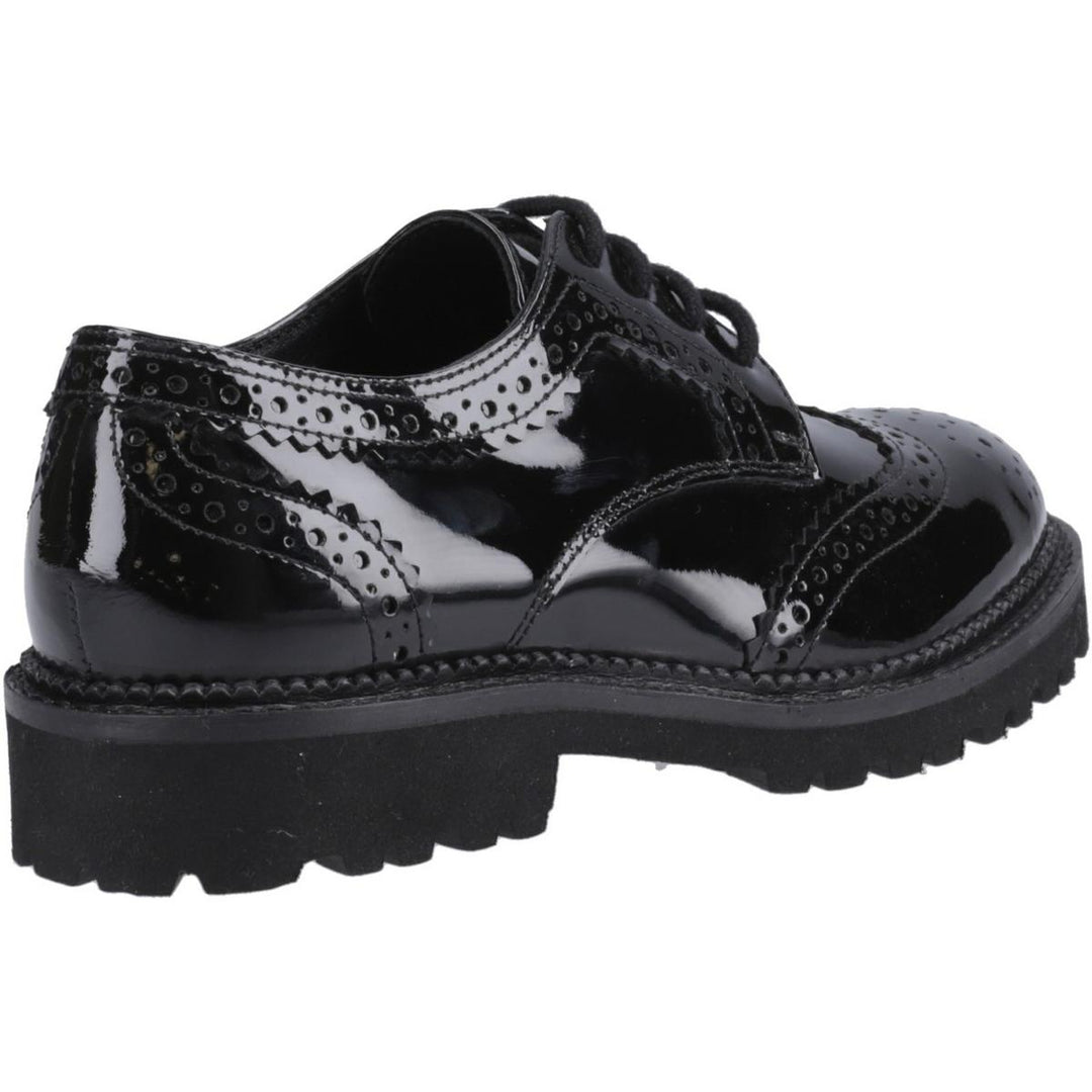 Hush Puppies Gabi Lace Up Patent Snr – view 2