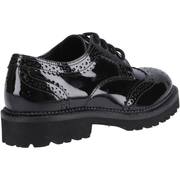 Hush Puppies Gabi Lace Up Patent Snr – view 2
