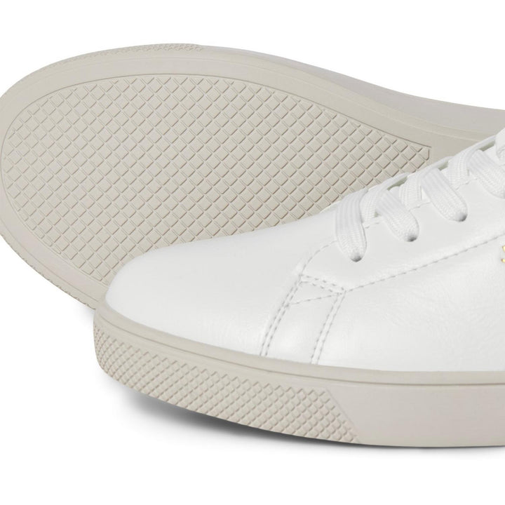 Bosley Trainer with Embossed Branding White - Detail:Olive Night