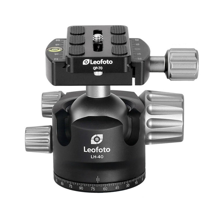 Leofoto LH-40 Low Profile Ball Head with QP-70N Arca Plate