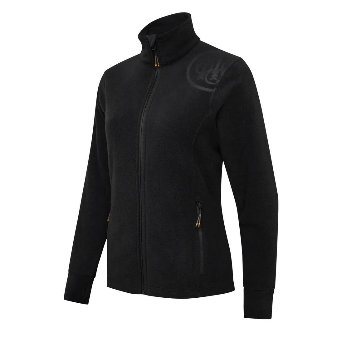 Beretta HP Logo Women's Full Zip Fleece Black