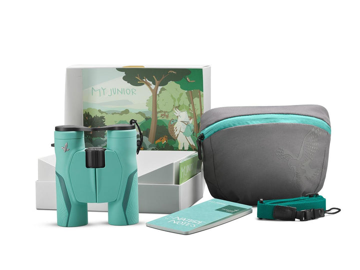 Swarovski MY Junior 7x28 Children's Binoculars - Glacier Blue