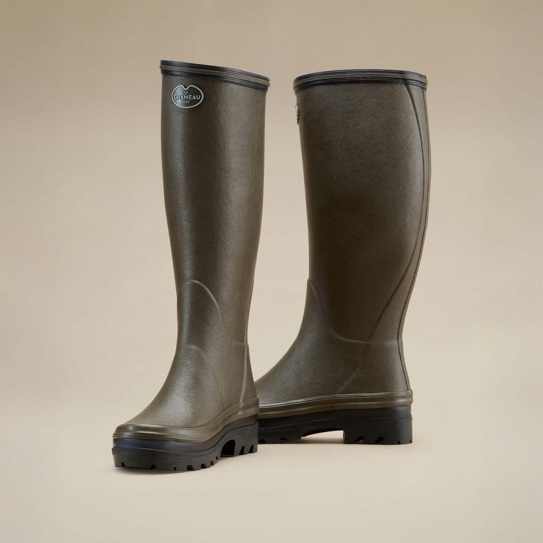 Le Chameau Women's Giverny Jersey Lined Wellington Boot
