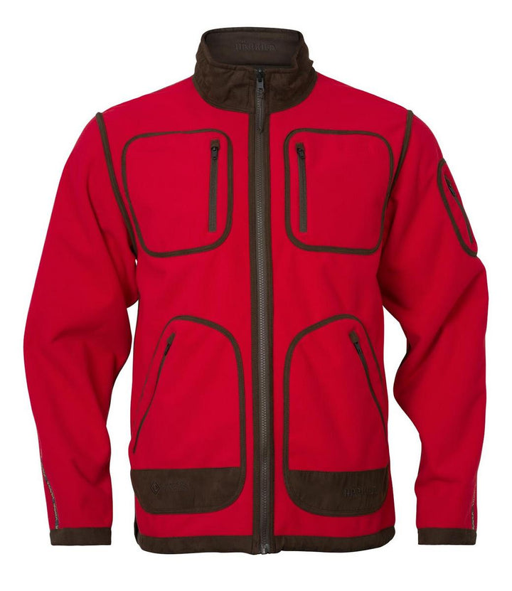Harkila Kamko Regal rev. fleece jacket Red/Brown