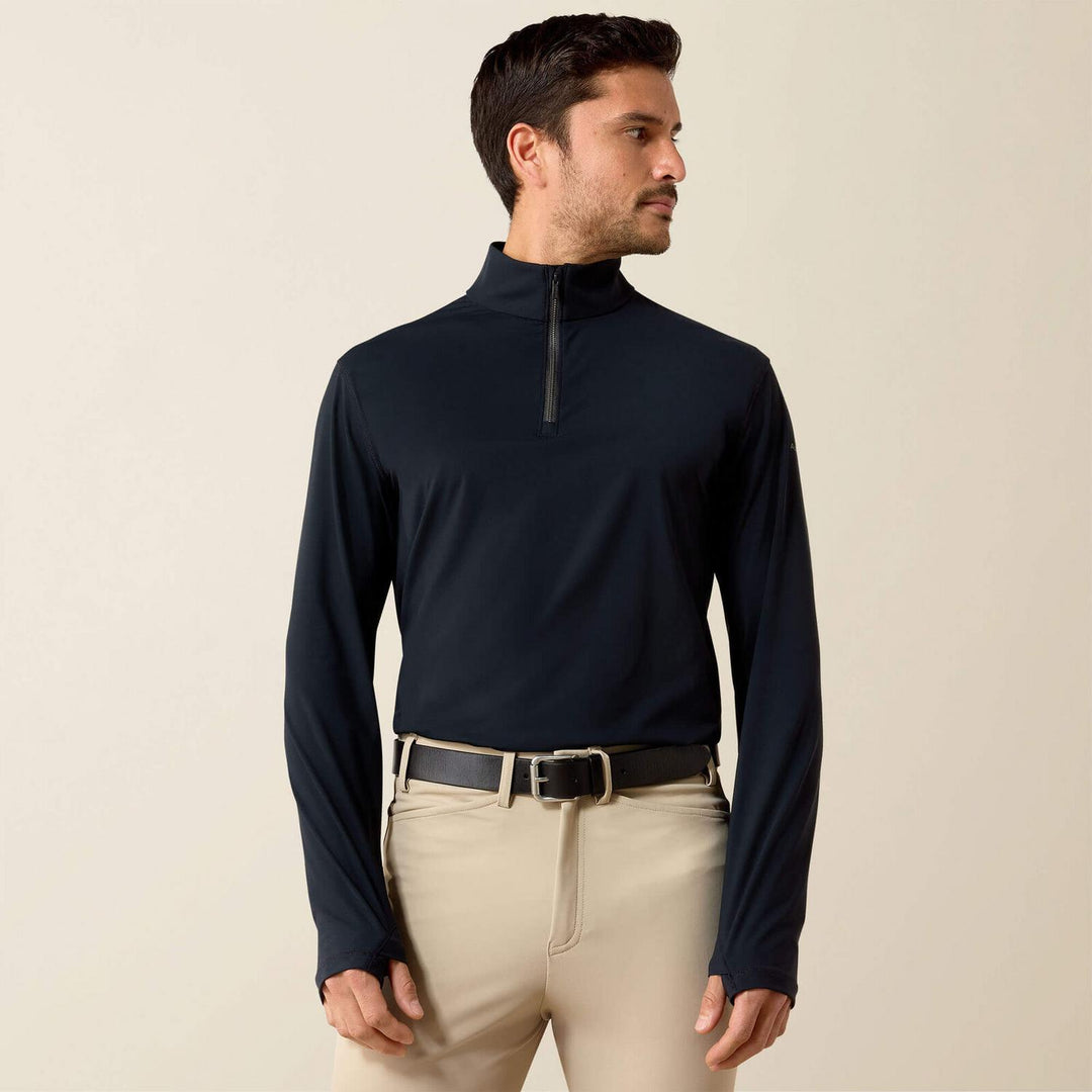 Ariat Mens SolVeil 1/4 Zip Baselayer