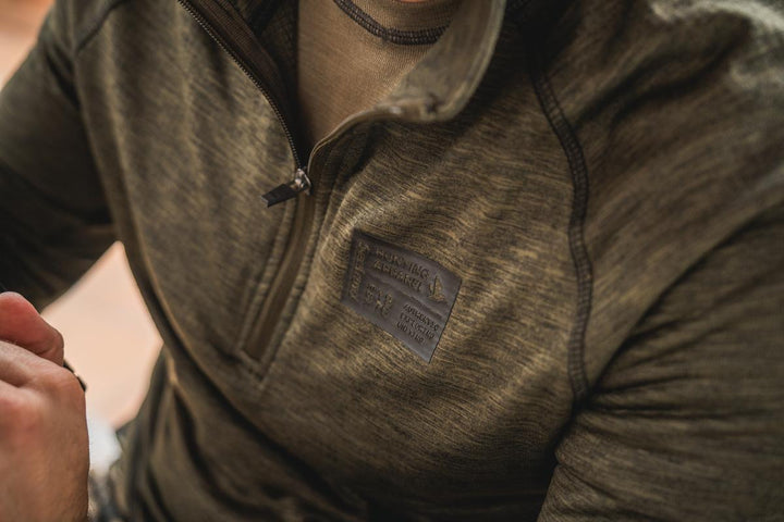 Seeland Peak Half Zip Pine green melange