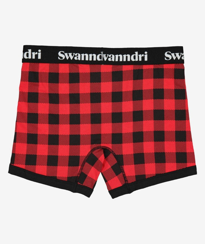 Swanndri Men's Underwear - Organic Cotton Check Boxer Briefs