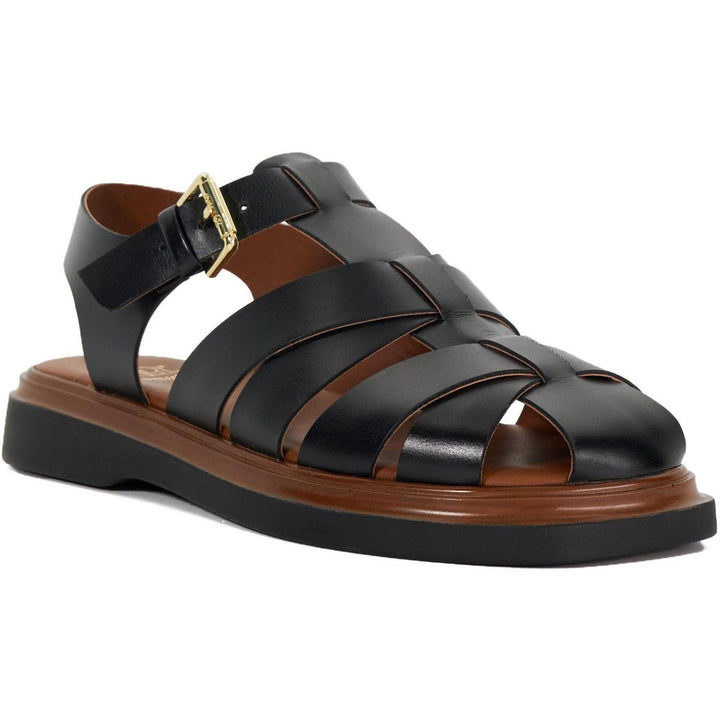 Dune Lisherman Sandal Black