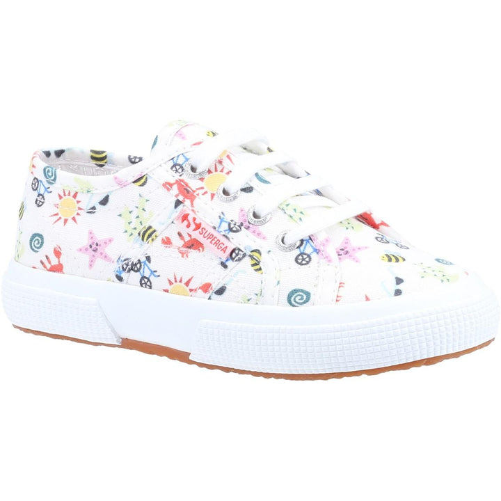 Superga 2750 Fantasy Canvas Shoe - White Seastar Print