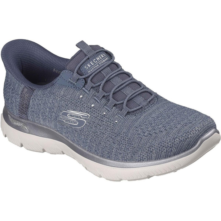 Skechers Arch Fit Summits - Soft Shimmer Trainers Slate