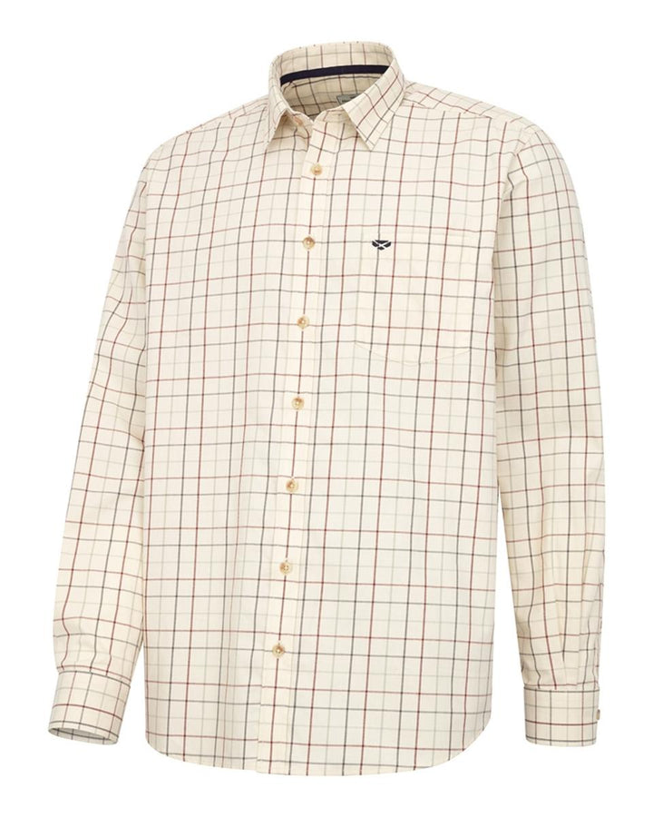 Hoggs of Fife Chieftain Premier Tattersall Shirt Rust