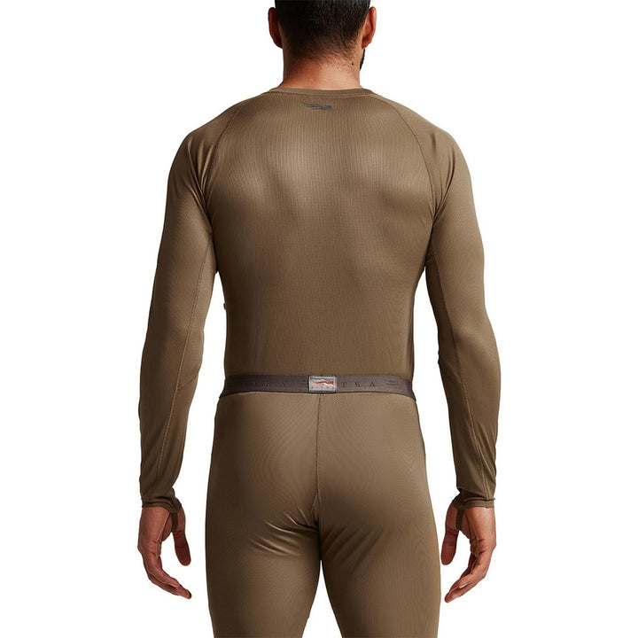 Sitka Core Lightweight Crew LS Pyrite Baselayer Top