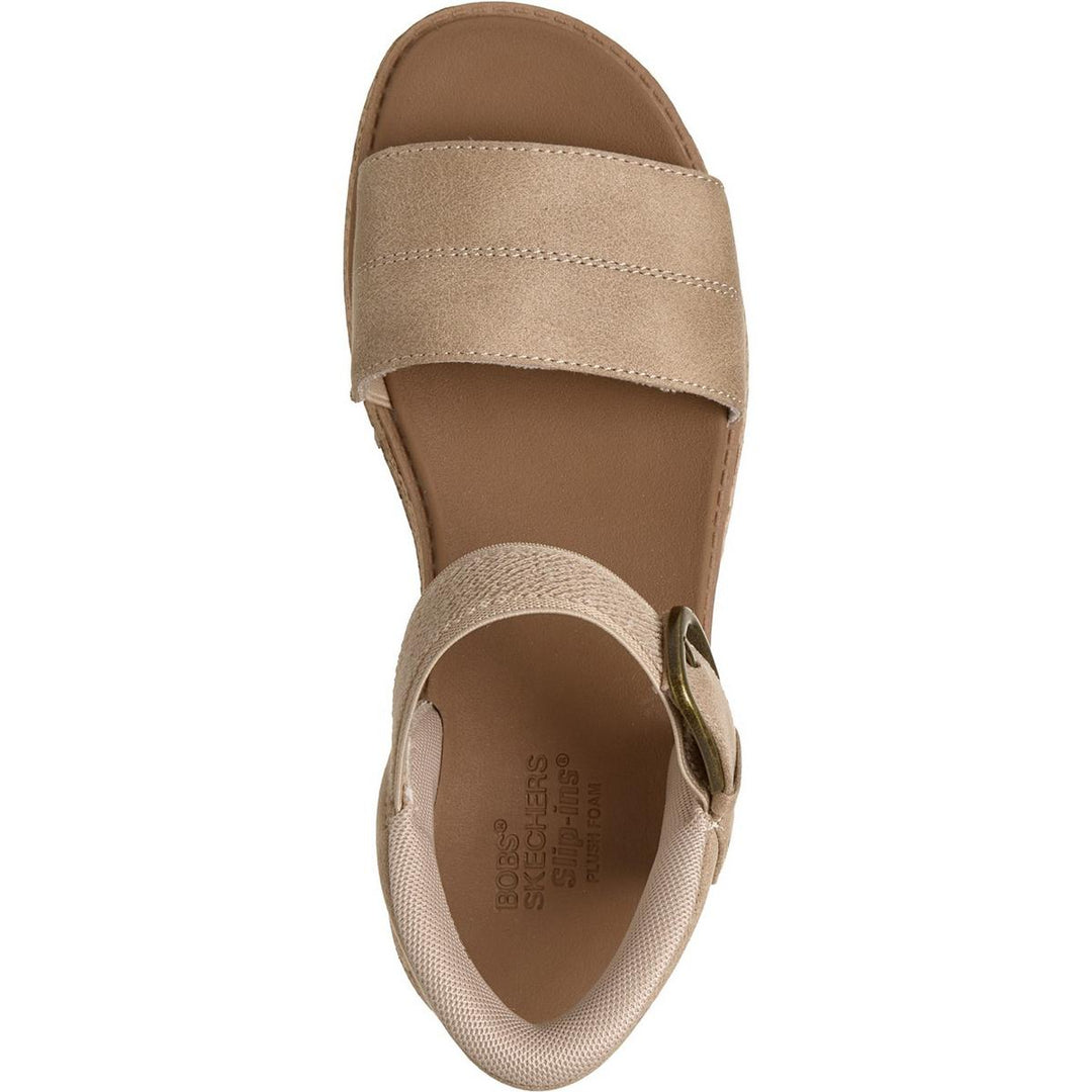 Skechers Bobs Sun Vibe Be Corky Sandal Natural