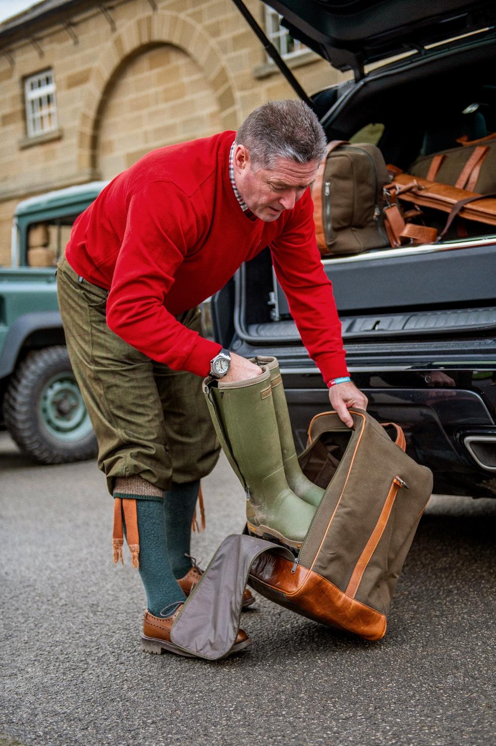 Härkila Retrieve Wellington Boot Bag – Warm Olive – view 3