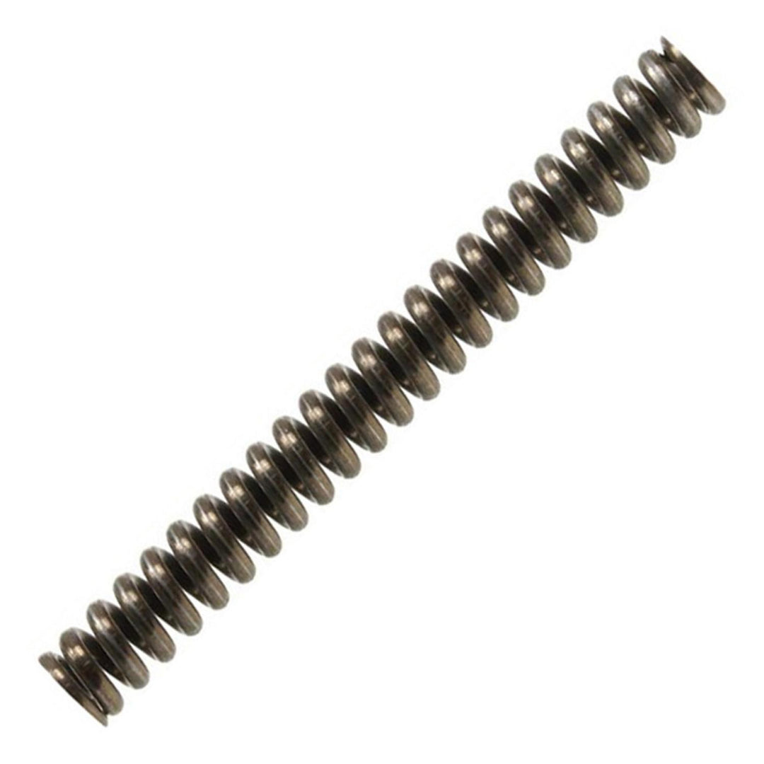 Smith & Wesson M&P 15-22 safety detent spring, long tightly wound steel coil spring shown diagonally on white
