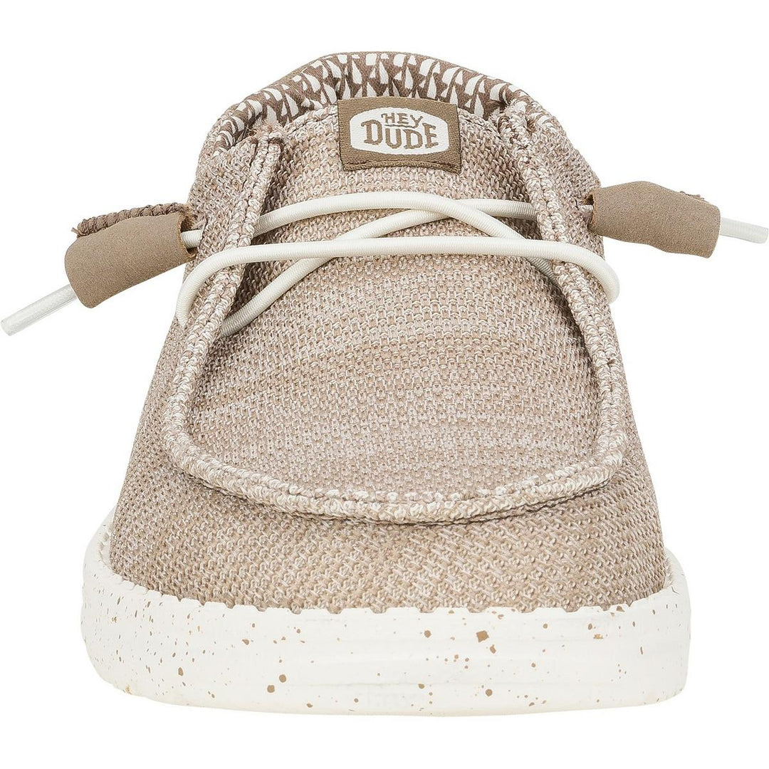 HEYDUDE Wendy Stretch Mesh Shoes Walnut